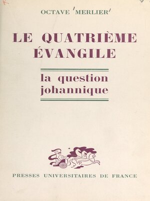 cover image of Le quatrième Évangile